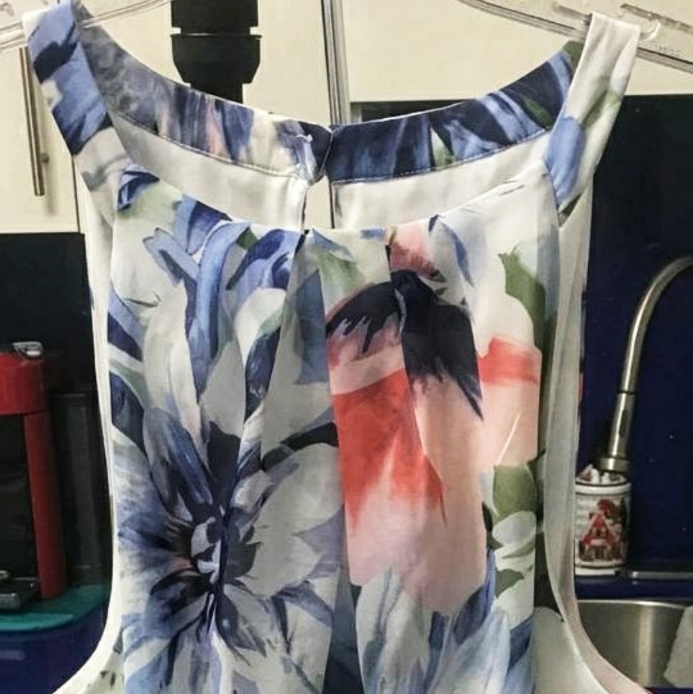 Chetta Floral Dress Plus Size 16